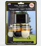 The Ninety Degree Wedge - The Ultimate & Versatile Magnetic Cigar Holder - White + Black, Double Pack
