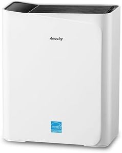 2300 ft² Energy Star Air Purifiers, AEOCKY Proprietary YearChange Filter Tech, with Multi-Effect Filter, Washable Pre-Filter, Scent Capsule, Air Quality Monitor, for Home Large Room bedroom Pets Odor