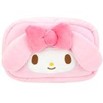 Roffatide Anime My Melody Makeup Bag Portable Small Cosmetic Bag Zipper Pen Pouch Pencil Case for Women Girls