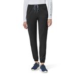 Carhartt Women's Women's Cargo Jogger Scrub Pant, Black, Medium