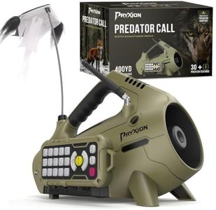 PRYXION Predator Call Combo, 400YD Remote+30 Sounds, Coyote Hunting, Green | Coyote Call, 2 Decoy Toppers| Realistic Sound+Dual Sound Playback| Long Battery Life| for Coyote, Fox, Crow, Hog Hunting
