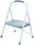 Rubbermaid RMS-1 1-Step Steel Step Stool, 225-pound Capacity, White