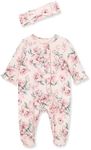 Little Me Baby Girls Footie, Dream Floral, 3 Months