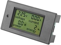 100A/22000W LCD Panel Digital Meter, Electrical Multimeters Power Meter Voltage Current KWH Watt Monitor AC80~260V