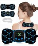 Wireless TENS Machine for Pain Relief, Muscle Stimulator with 8 Modes, Targeted Pain Relief, Rechargeable Mini Massager Unit for Back, Neck, Shoulder, Knee, Arthritis, Sciatica Pain