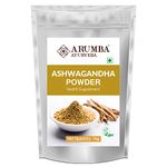 Arumba Ashwagandha Churna Powder 1Kg, Made with 100% Natural Ashwagandha Root, Withania Somnifera, Indian Ginseng For Stress Relief, Overall wellness support