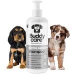 Buddycare Derma Sensitive Dog Shampoo (500ml) | With Aloe Vera and Pro Vitamin B5 | Dog Shampoo for Smelly Dogs with Itchy, Dry & Sensitive Skin | Vegan & Cruelty Free Formula