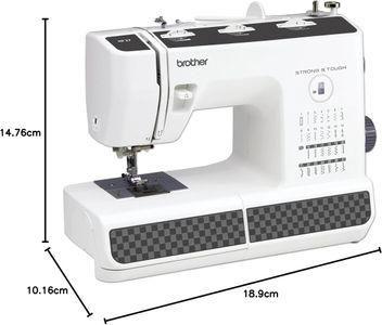 Brother HF27 Heavy Duty Sewing Machine – 27 Stitches, Metal Frame