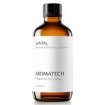 AromaTech Santal Premium Aroma Oil – Inviting & Versatile Home Fragrance with Notes of Sandalwood, Leathery Papyrus & Cardamom for Scent Diffusers, Cold-Air and UltraSonic Scent Machines – 120 mL