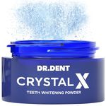 DR.DENT CrystalX Teeth Whitening Powder - Safe for Enamel - Non Sensitive Teeth Whitening - Whitening Without Any Harm - Removes Years of Stains - 6 Months Supply