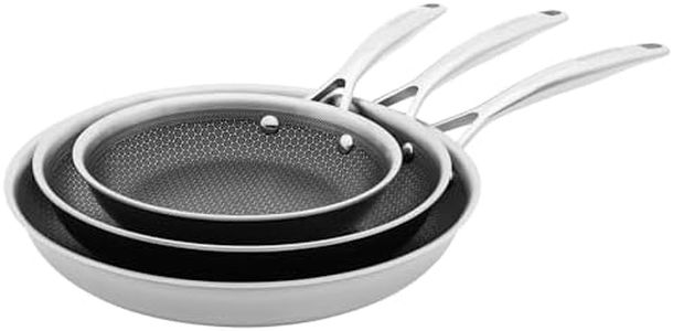 HENCKELS Paradigm 3-pc Fry Pan Set with Bonus Turner & Seving Spoon