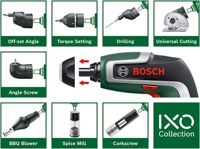 Bosch IXO Cordless Screwdriver Set – Compact Rechargeable Tool Kit