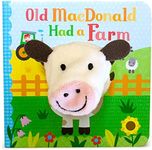 Old MacDonald Had a Farm Finger Puppet Board Book Nursery Rhyme, Ages 1-4