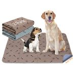 2 Pack 36x36 Dog Pads Washable, Reusable Puppy Pads with Fast Absorbent, Waterproof, Non Slip Incontinence Pads for Training, Whelping, for Playpen, Crate, Kennel