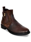 Allen Cooper Genuine Premium Leather Luxury Memory Foam High Ankle Boots Shoes For Men(Size-9 904)