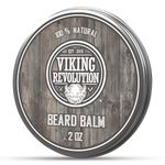 Viking Revolution - Beard Balm - Argan & Jojoba Oils - Styles, Strengthens & Softens - Gifts For Men - Citrus - 57 g