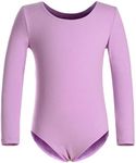 DANSHOW Girls' Team Basic Long Sleeve Leotard for Toddler Gymnastics Dance Ballet(2KD3028-M-09)