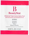 BeautyStat Triple Action One-Step Daily Exfoliating Peel Pad for Uneven Tone, Texture, Fine Lines, Enlarged Pores - Gentle Exfoliator Pad with AHAs, BHAs, Glucosamine to Brighten, Firm (30 Treatments)