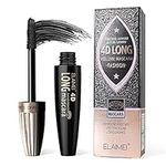 Mascara 4D Silk Fiber Waterproof: Black Volume and Length, Smudge-Proof Mascara, Thickening Lengthening Mascaras No Clumping Lasting All Day