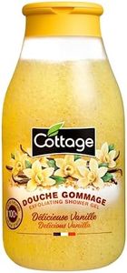 Cottage Douche Gommage Délicieuse Vanille Grains Exfoliants 100% Naturels, 1 Unité