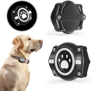 Odokele Reflective AirTag Dog Collar Holder(4 Pack), IP68 Waterproof Airtag Holder for Dog Collar, Hard TPU Air Tag Dog Collar, Ultra-Durable Dog & Cat Collars Mount-Fits All Width Collars