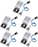 5-Pack DHT22/AM2302 Digital Temperature and Humidity Sensor Module Temperature Humidity Monitor Sensor Replace SHT11 SHT15 for Arduino Electronic Practice DIY