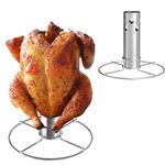 GLOWYE Stainless Steel Beer Can Chicken Holder for Charbroil Big Easy Turkey Fryer Accessories, Flavor Infuser Stand Roaster Rack Replacement for CharBroil 4897766R06, for Grill Smoker Oven