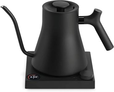 Fellow Stagg EKG Pro Electric Gooseneck Kettle - Pour-Over Coffee and Tea Pot, Stainless Steel, Quick Heating, Matte Black, 0.9 Liter