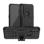 Ranyi for Jitterbug Smart 3 / Lively Smart Smartphone Case, Armor Case with Built-in Kickstand Anti-Slip Shock Absorbing Full Body Protection Rugged Defender Case for Jitterbug Smart3 -Black