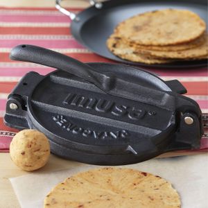 Imusa Cast Iron Tortilla Press, 8-Inch – Heavy Duty Kitchen Tool
