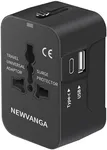 Travel Adapter with USB C, Universa