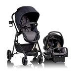 Evenflo Pivot Modular Travel System with LiteMax Infant Car Seat (Casual Gray)