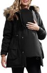 Maacie Maternity Winter Coat with P