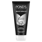 POND'S Pure Detox Face Wash 200 g|| Daily Exfoliating & Brightening Cleanser|| Deep Cleans Oily Skin - With Activated Charcoal for Fresh|| Glowing Skin
