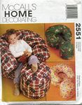 McCall's Home Decorating Pattern 2551 ~ Childrens' Chair and Ottoman