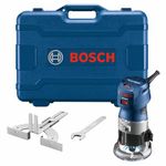 BOSCH GKF125CEK 1.25 Horsepower (Max) Variable-Speed Palm Router Kit with Edge Guide
