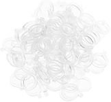 akaddy 100pcs White PE Pellet Bait Lure Bands for Carp Coarse Fishing Tackle(8mm)
