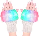 Luwint LED Glow Blink Fur Fingerles