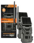 SPYPOINT Flex-S Solar Cellular Hunting Trail Camera (2pk), Integrated Solar Panel, On-Demand Capable, LTE Connectivity, 100-foot Flash/Detection Range, Internal Battery