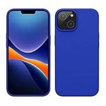 kwmobile Case for iPhone 14 Case - Slim Soft TPU Silicone Cover - Works with Wireless Charging - Baltic Blue