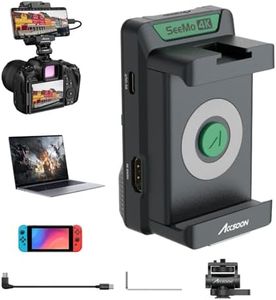 Accsoon SeeMo 4K for Android HDMI Video Transmitter, 4K30/1080p60 Android HDMI Adapter for Recording/Sharing/Livestreaming, Compatible with Samsung/Xiaomi/Galaxy/LG/Tablets, Android 8 or Later
