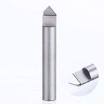 HUHAO 1PC 6mm CNC Router End Mill Diamond PCD Tools Stone Hard Granite Cutting Engraving Bits 30 Degree PCD Cutter (3675)