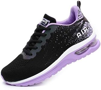 FLARUT Scarpe da Ginnastica Corsa Sportive Fitness Donna Running Sneakers Basse Interior Air Casual all'Aperto(Viola,39)