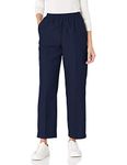 Alfred Dunner Women's Petite Average Pant, Navy, 14P