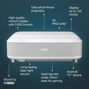 Epson 4K PRO UHD Ultra Short Throw Projector – EH-LS650W