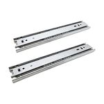 Volo Stainless Steel Heavy Duty Telescopic Slide/Drawer Channel (Silver) (12 Inch)