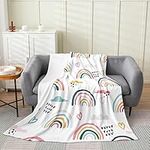 Erosebridal Rainbow Blanket Twin 60