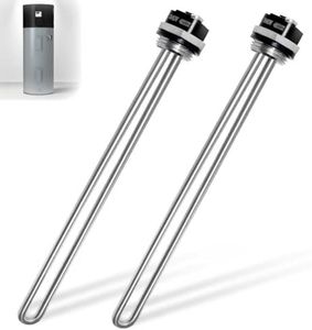 Upgraded for A0 Smith 100108283 4500W 240V Water Heater Element, ECT 52 55 66 80 120 Gal, ECS 30 40 50, ECJN ECLN ELJN 40, ECL 30 50, E6 Electric Water Heater, Safer&Reliable, Energy-Efficient, 2 Pack