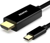 Benfei USB C to HDMI Cable, USB Type-C to HDMI 6 Feet Cable [Thunderbolt 3 Compatible] for MacBook Pro 2018/2017, MacBook Air/iPad Pro 2018, Samsung Galaxy S10/S9, Surface Book 2 and More