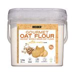 Weider Gourmet Oat Flour. Wholemeal Oatmeal. Protein source with low sugar content. Maria Cookie Flavor (1.9 kg)